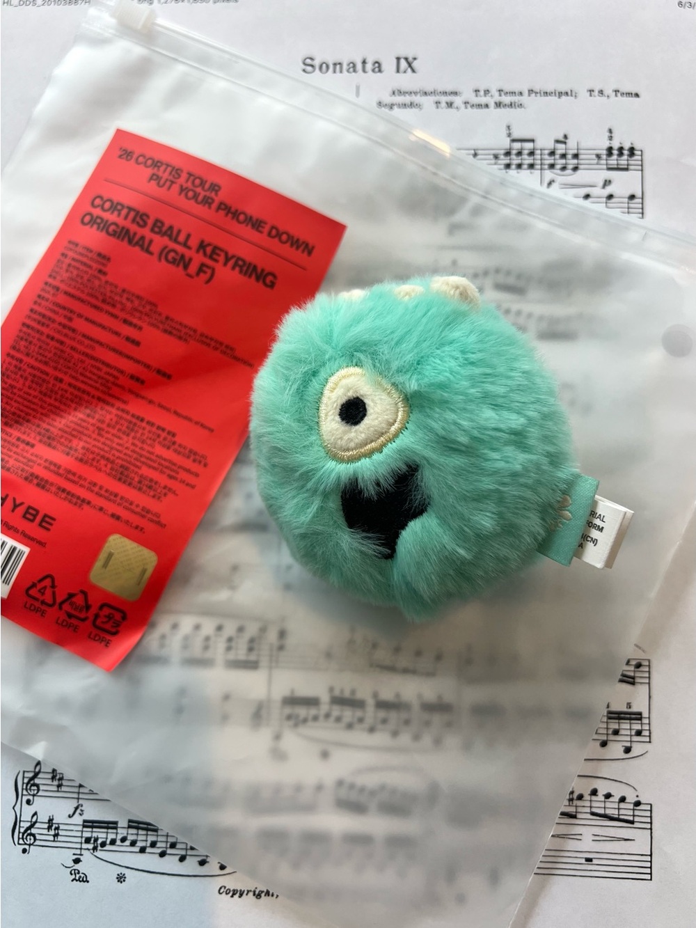 New CORTIS Official Ball Keyring Purchased In Person Irving Texas  8/11/26